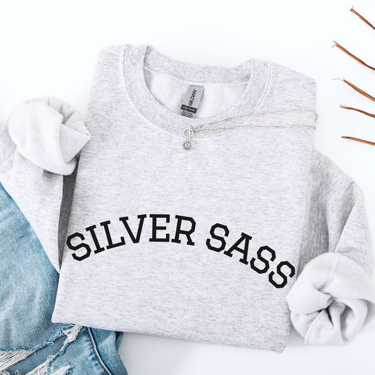 SILVER SASS. Crewneck